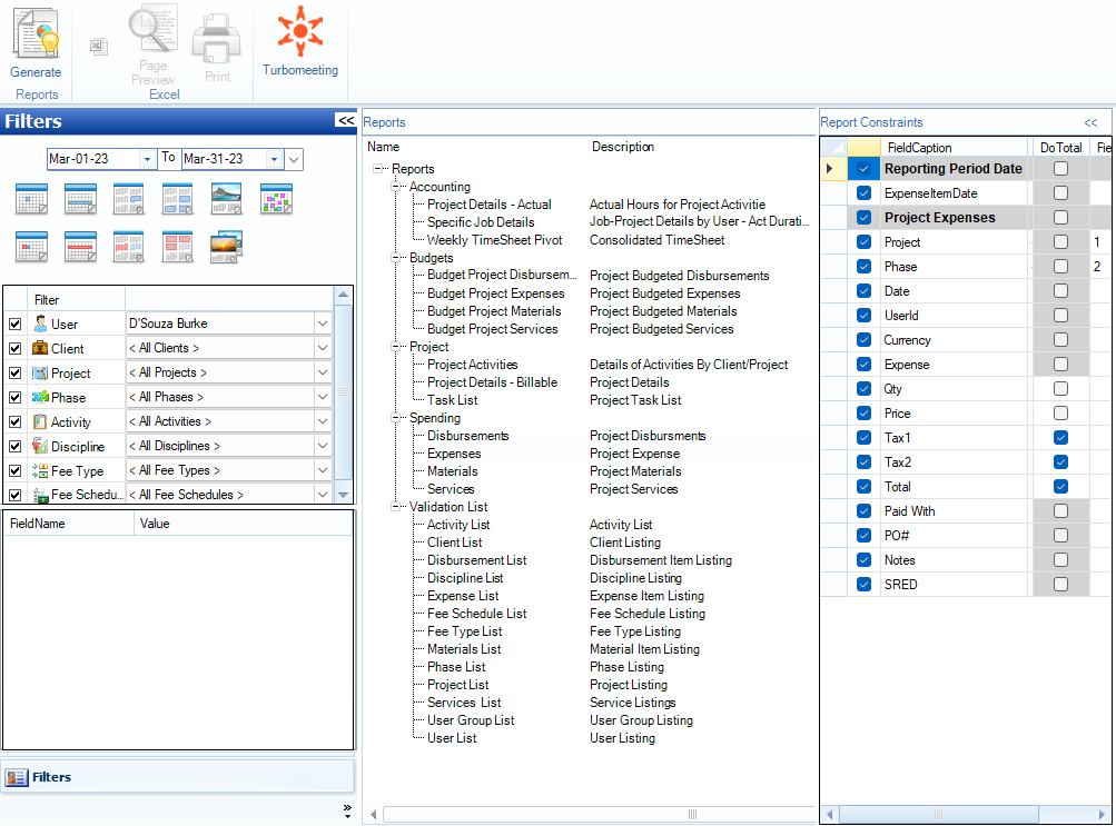 Tracktive Reports Screenshot